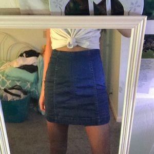 Free People Denim Skirt!